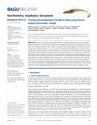 Research paper thumbnail of Tracking the weathering of basalts onMars using lithium isotope fractionation models