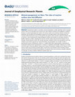 Research paper thumbnail of Mineral paragenesis on Mars: The roles of reactive surface area and diffusion