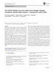 Research paper thumbnail of The FGF23–Klotho axis and cardiac tissue Doppler imaging in pediatric chronic kidney disease—a prospective cohort study