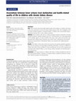 Research paper thumbnail of Associations between lower urinary tract dysfunction and health‐related quality of life in children with chronic kidney disease