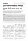 Research paper thumbnail of Survivin Expression May Affect The Neoadjuvant Chemotherapy Response in Breast Cancer Patients