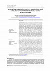 Research paper thumbnail of KARAKTER SPASIAL BANGUNAN MASJID JAMI ADJI AMIR HASANOEDDIN DI KABUPATEN KUTAI KARTANEGARA