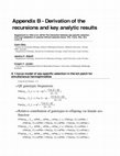 Research paper thumbnail of Appendix B - Model Analytic Results PDF from The interaction between sex-specific selection and local adaptation in species without separate sexes