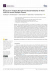 Research paper thumbnail of Pan-Cancer Analysis Reveals Functional Similarity of Three lncRNAs across Multiple Tumors