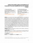 Research paper thumbnail of Analysis of the Variables Leading to the Identification and Incorporation of Innovation Capabilities by Firms in the Colombian ICT Sector