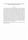 Research paper thumbnail of Effect of vegetation and waterbody on the garden city concept: An evaluation study using a newly developed city, Putrajaya, Malaysia