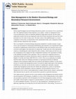 Research paper thumbnail of Data Management in the Modern Structural Biology and Biomedical Research Environment