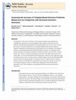 Research paper thumbnail of Assessing the accuracy of template-based structure prediction metaservers by comparison with structural genomics structures