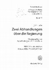 Research paper thumbnail of 1 „The A. B. C. of Politicks”: Entstehungskontext und Rezeption von Lockes Zwei Abhandlungen über die Regierung