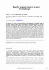 Research paper thumbnail of Specific targeted research project Poultryflorgut