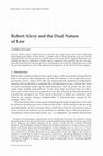 Research paper thumbnail of Robert Alexy and the Dual Nature of Law