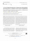 Research paper thumbnail of A Case of Fungal Keratitis Due to Cladosporium anthropophilum and Cladosporium cf. subuliforme After Corneal Transplantation