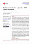 Research paper thumbnail of Performance Evaluation & Operation of DSP Control UPS System