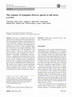 Research paper thumbnail of The response of transgenic Brassica species to salt stress: a review