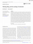 Research paper thumbnail of Wanting, liking, and the sociology of motivation