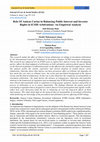 Research paper thumbnail of Role Of Amicus Curiae in Balancing Public Interest and Investor Rights in ICSID Arbitrations: An Empirical Analysis