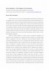 Research paper thumbnail of Green Capitalism - A New Regime of Accumulation?