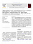 Research paper thumbnail of Euphol, a tetracyclic triterpene produces antinociceptive effects in inflammatory and neuropathic pain: The involvement of cannabinoid system