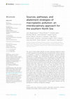 Research paper thumbnail of Sources, pathways, and abatement strategies of macroplastic pollution: an interdisciplinary approach for the southern North Sea