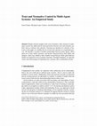 Research paper thumbnail of Trust and Normative Control in Multi-agent Systems: An Empirical Study