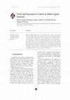 Research paper thumbnail of Trust and Normative Control in Multi-Agent Systems