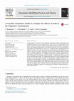 Research paper thumbnail of A reusable simulation model to evaluate the effects of walk-in for diagnostic examinations