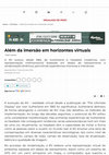 Research paper thumbnail of Além da imersão em horizontes virtuais - Migalhas