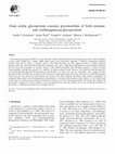 Research paper thumbnail of Gum arabic glycoprotein contains glycomodules of both extensin and arabinogalactan-glycoproteins