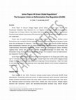 Research paper thumbnail of Series Papers #4 Green Global Regulations 1 The European Union on Deforestation-free Regulation (EUDR