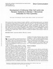 Research paper thumbnail of Development of Antihuman Killer Cell Lectin-Like Receptor Subfamily G Member 1 Monoclonal Antibodies for Flow Cytometry