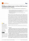 Research paper thumbnail of Development of Highly Sensitive Anti-Mouse HER2 Monoclonal Antibodies for Flow Cytometry