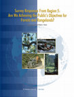 Research paper thumbnail of Survey responses from Region 8: Are we achieving the public's objectives for forests and rangelands?