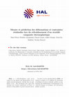 Research paper thumbnail of Measurement and prediction of the residual strains and stresses during the cooling of a thermoplastic composite laminate