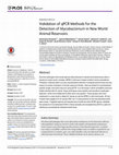 Research paper thumbnail of Validation of qPCR Methods for the Detection of Mycobacterium in New World Animal Reservoirs