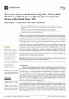 Research paper thumbnail of Association between the Nutritional Quality of Household At-Home Food Purchases and Chronic Diseases and Risk Factors in the United States, 2015