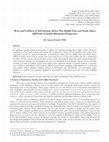 Research paper thumbnail of Wars and Conflicts in Sub-Saharan Africa/The Middle East and North Africa (MENA): A Gender-relational Perspective