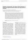 Research paper thumbnail of Pedagogic Transformative: The Impact of Social Alienation on History Learning/Social Studies at State Junior High Schools in Indonesia