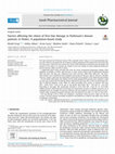 Research paper thumbnail of Factors affecting the choice of first-line therapy in Parkinson’s disease patients in Wales: A population-based study