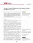 Research paper thumbnail of The Effect on Disease Management of Planned Education in Epilepsy Patients: Systematic Review