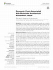 Research paper thumbnail of Economic Costs Associated with Motorbike Accidents in Kathmandu, Nepal