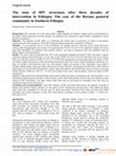 Research paper thumbnail of The state of HIV awareness after three decades of intervention in Ethiopia: the case of the Borana pastoral community in Southern Ethiopia