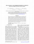 Research paper thumbnail of Metallurgical and Corrosion Property of Additive Manufactured Titanium Alloy-Ti6Al4V