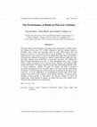 Research paper thumbnail of The Performance of Banks in Post-war Lebanon