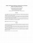 Research paper thumbnail of Análisis y diseño de una solución para gestión de procesos del negocio (bpm) en una imprenta electrónica