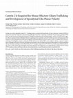 Research paper thumbnail of Centrin 2 is required for mouse olfactory ciliary trafficking and development of ependymal cilia planar polarity