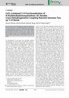 Research paper thumbnail of CeO2‐Catalyzed C‐H Functionalization of N‐Aryltetrahydroisoquinolines: An Aerobic Cross‐Dehydrogenative Coupling Reaction between Two sp3 C‐H Bonds