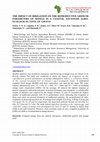 Research paper thumbnail of The Impact of Irrigation on The Reproductive Growth Parameters of Mango In A Coastal Savannah Agro-Ecological Zone of Ghana