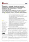 Research paper thumbnail of Determinants of Knowledge, Attitude, and Practices of Veterinary Drug Dispensers toward Antimicrobial Use and Resistance in Main Cities of Malawi: A Concern on Antibiotic Stewardship