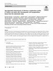 Research paper thumbnail of Age-dependent determinants of infectious complications profile in children and adults after hematopoietic cell transplantation: lesson from the nationwide study