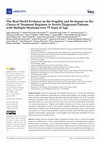 Research paper thumbnail of The Real-World Evidence on the Fragility and Its Impact on the Choice of Treatment Regimen in Newly Diagnosed Patients With Multiple Myeloma Over 75 Years of Age